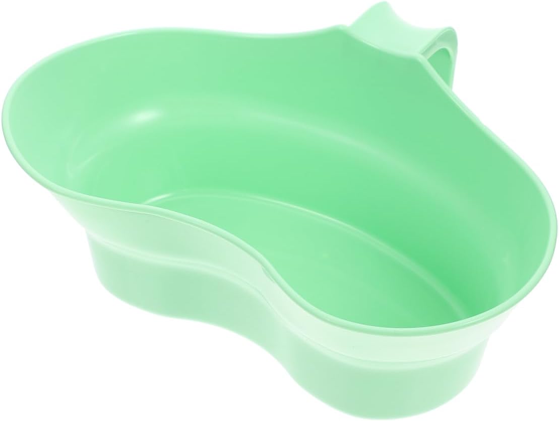 Bed Mouthwashs Cup, Brush Patient Mouthwashs Basin Teeths, Plastic Emesis Basin with Oral Care Toothbrushs for Elderly Bedridden Patients and Teeths Cleaning