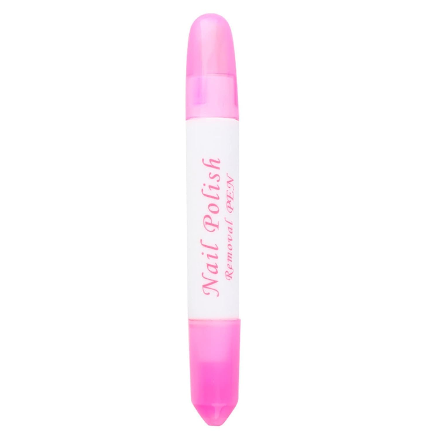 1Pc Pink Nail Erase Pen-Women Nail Art Polish Corrector Pen,Removable Head Nail Polish Cleaning Manicure Corrector Pens for Manicure Fingernail Home Salon Use,Nail Polish,Foot,Hand and Nail Care(6g)
