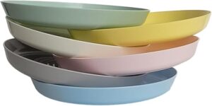 Ikea, Colors may vary, Kalas 501.929.59 BPA-Free Plate, 6-Pack, Set of 6