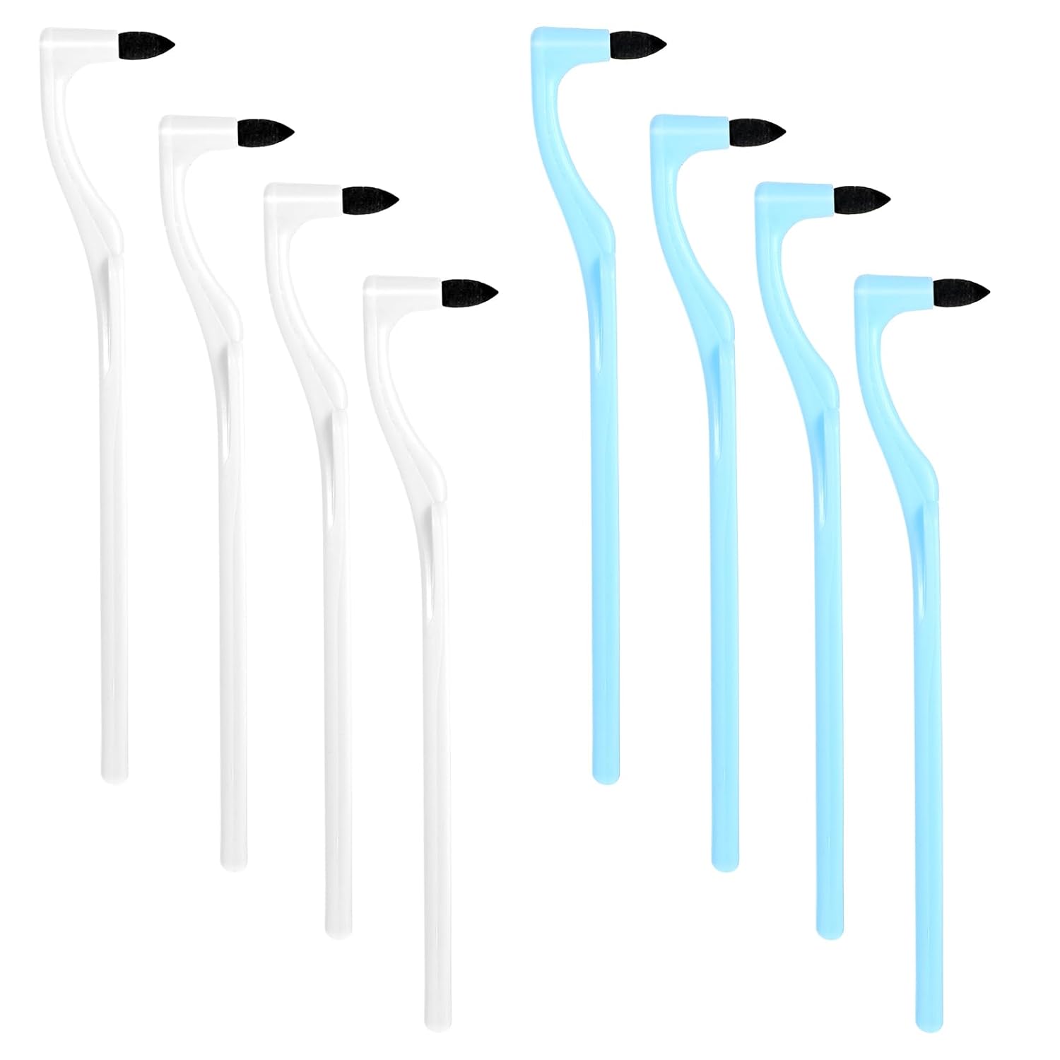 8 Pcs Tooth Stain Eraser Tartar Polisher Stain Removers Dental Plaque Tartar Eraser Plaque Tool Professional Dental Picks Cleaning Professional Tools Teeth Cleaning Kit for Oral Care White and Blue