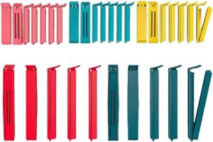 Ikea 700.832.52 Bevara Sealing clip, assorted colors, assorted sizes, 2 SETS OF 30 - 60 TOTAL
