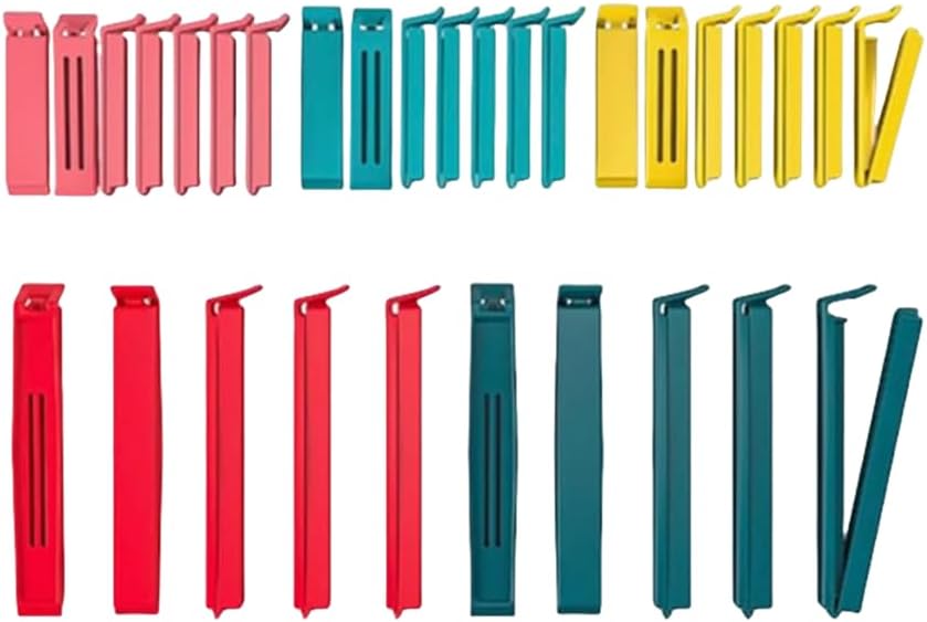 Ikea 700.832.52 Bevara Sealing clip, assorted colors, assorted sizes, 2 SETS OF 30 - 60 TOTAL