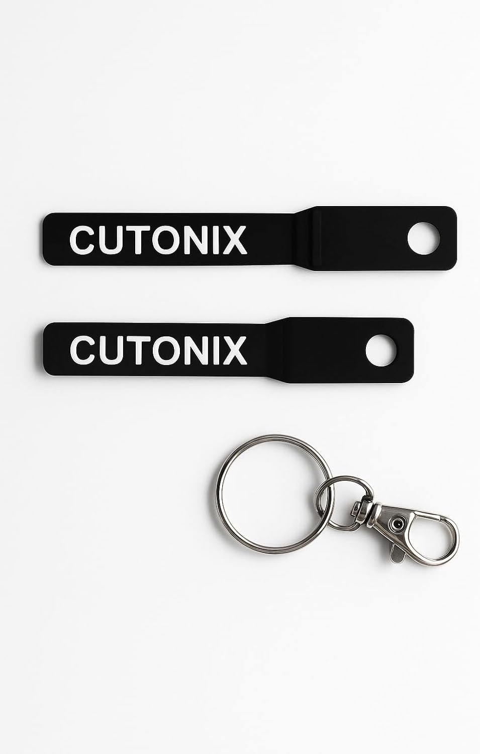 CUTONIX - New Barber Hair Clipper Cleaning Strips, Remove Hair Buildup Between Your Clipper Blades, Professional Barber Maintenance Tools, Pack of 2 + Keychain