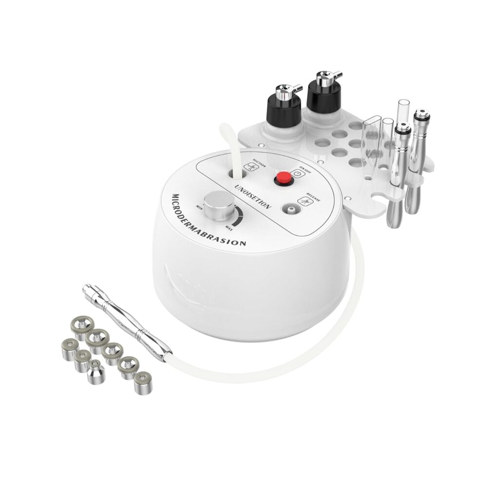 UNOISETION Diamond Microdermabrasion Machine Professional, 3 in 1 Dermabrasion Facial Peeling Skin Care Device for Salon Personal Home Use