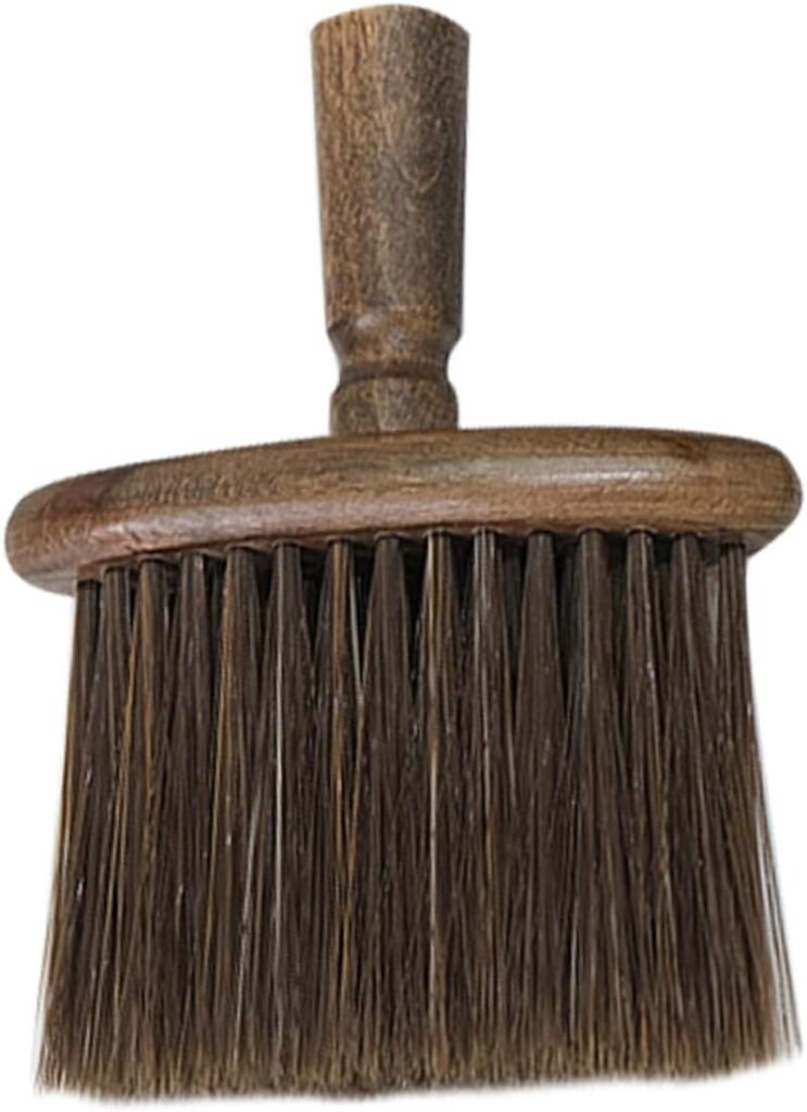 Wooden Handle Desk Cleaning Brush with Soft Bristles for Window Gaps Keyboard and Tight Spaces Portable Multifunctional Dust Remover for Office Home and Car Use