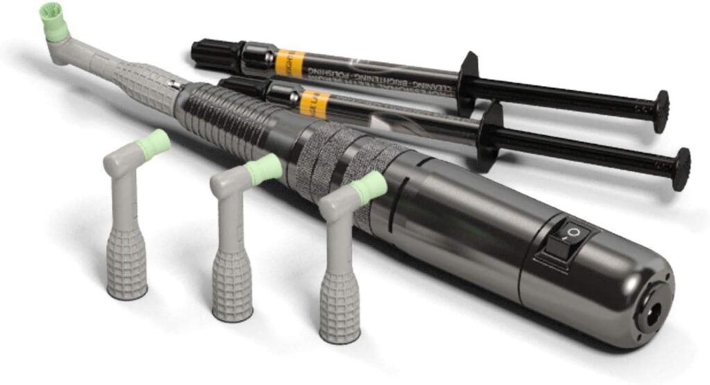 Brighter Image Lab Bilistic Pro Series Dental Tooth Polisher | Dental Teeth Cleaning & Bleaching Modern Electric Toothbrush Corded | Removes Buildup and Freshens Breath