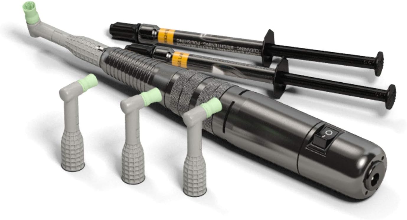 Brighter Image Lab Bilistic Pro Series Dental Tooth Polisher | Dental Teeth Cleaning & Bleaching Modern Electric Toothbrush Corded | Removes Buildup and Freshens Breath