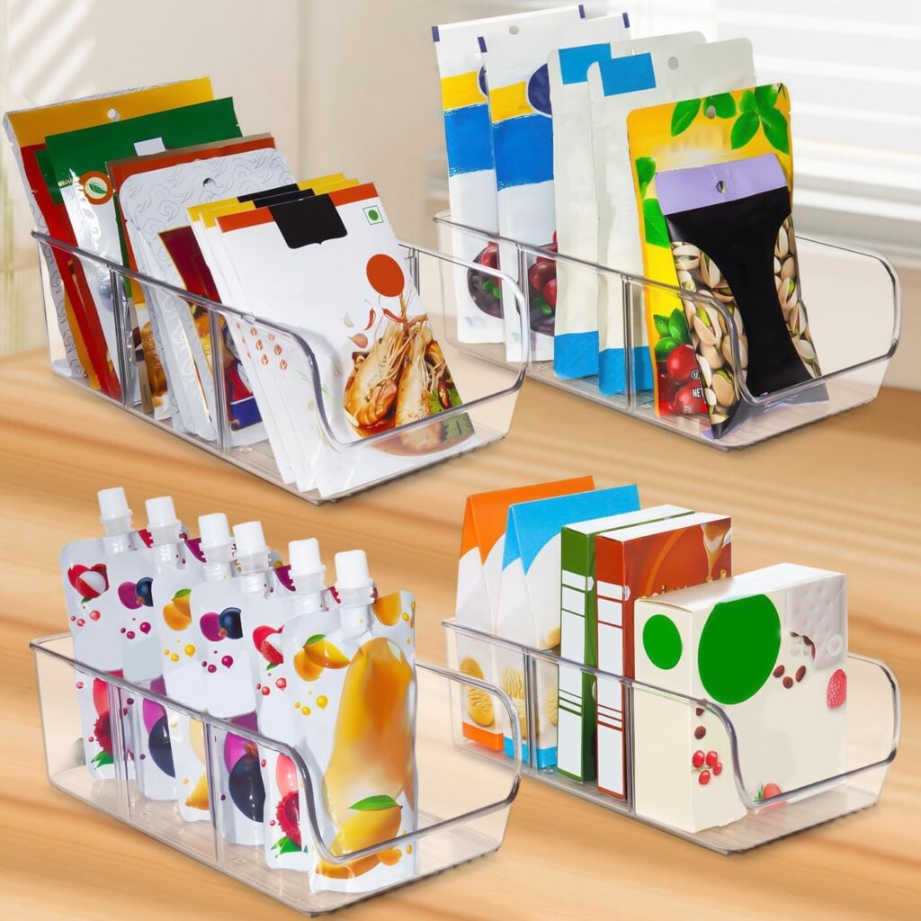 Versatile Organizer for Kitchen and Home: Pantry, Kitchen, Refrigerator, Drawer and Snack Storage Solution - Perfect for storage and organization