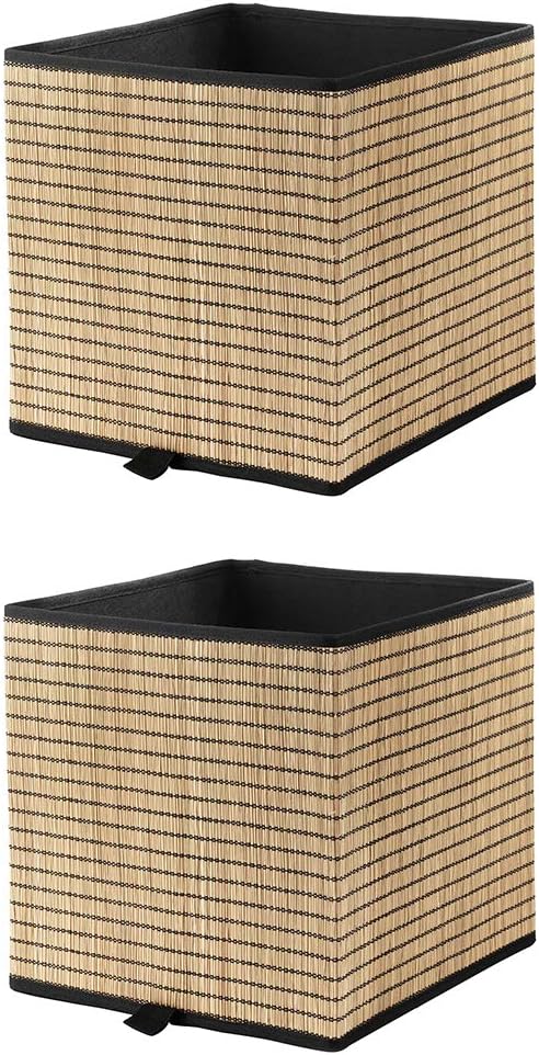 IKEA GNABBAS Basket (Pack of 2, 12 x13 x12 )