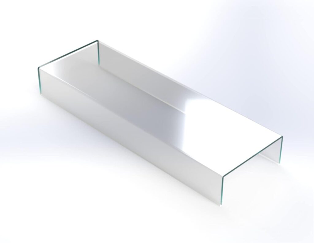 Generic 2in Formed Riser for Ikea Detolf - 1 Shelf, Modern Style - Shelf Riser