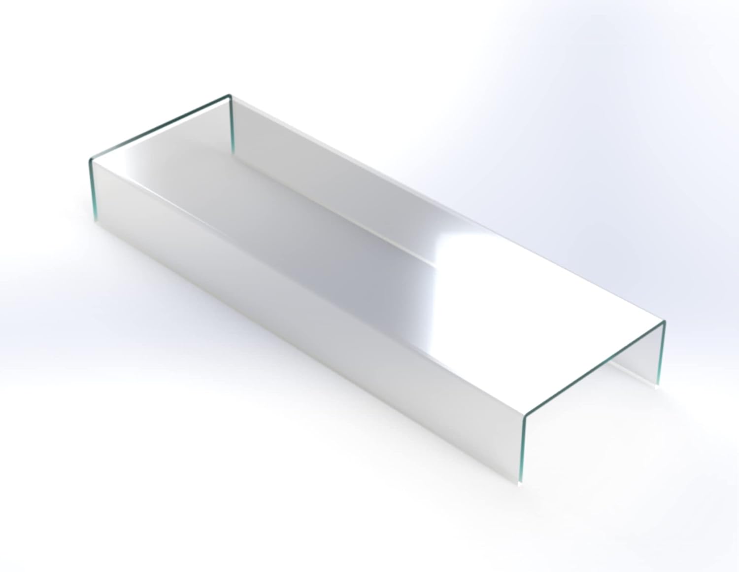 Generic 2in Formed Riser for Ikea Detolf - 1 Shelf, Modern Style - Shelf Riser