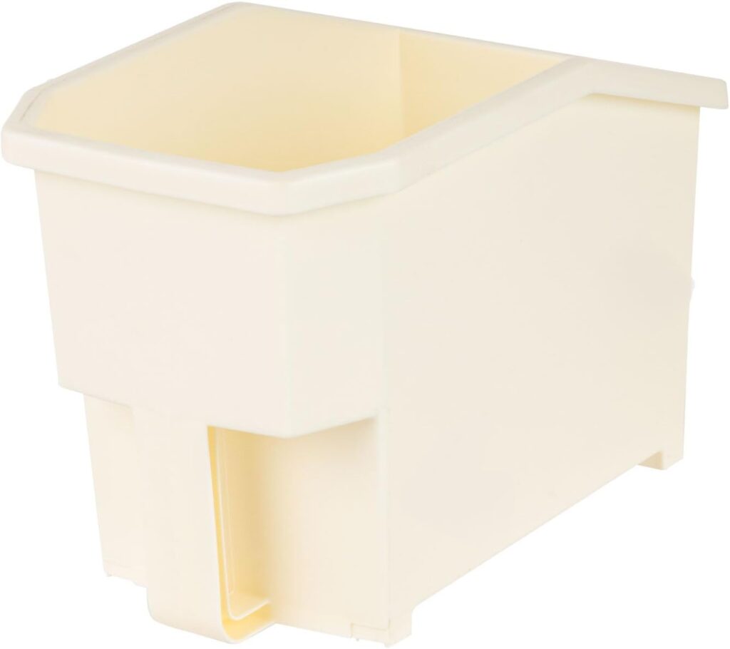 IRIS Storage Bin with Front Pull Handle, 4 Pack Hanging Cabinet Organizer for Pantry, Closet, Kitchen, Bathroom, Under Sink, Shelf Storage & Home Organization