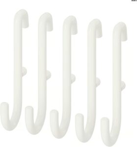 IKEA Steel,Epoxy/polyester Skadis Hook White / 5 Pack 203.208.02