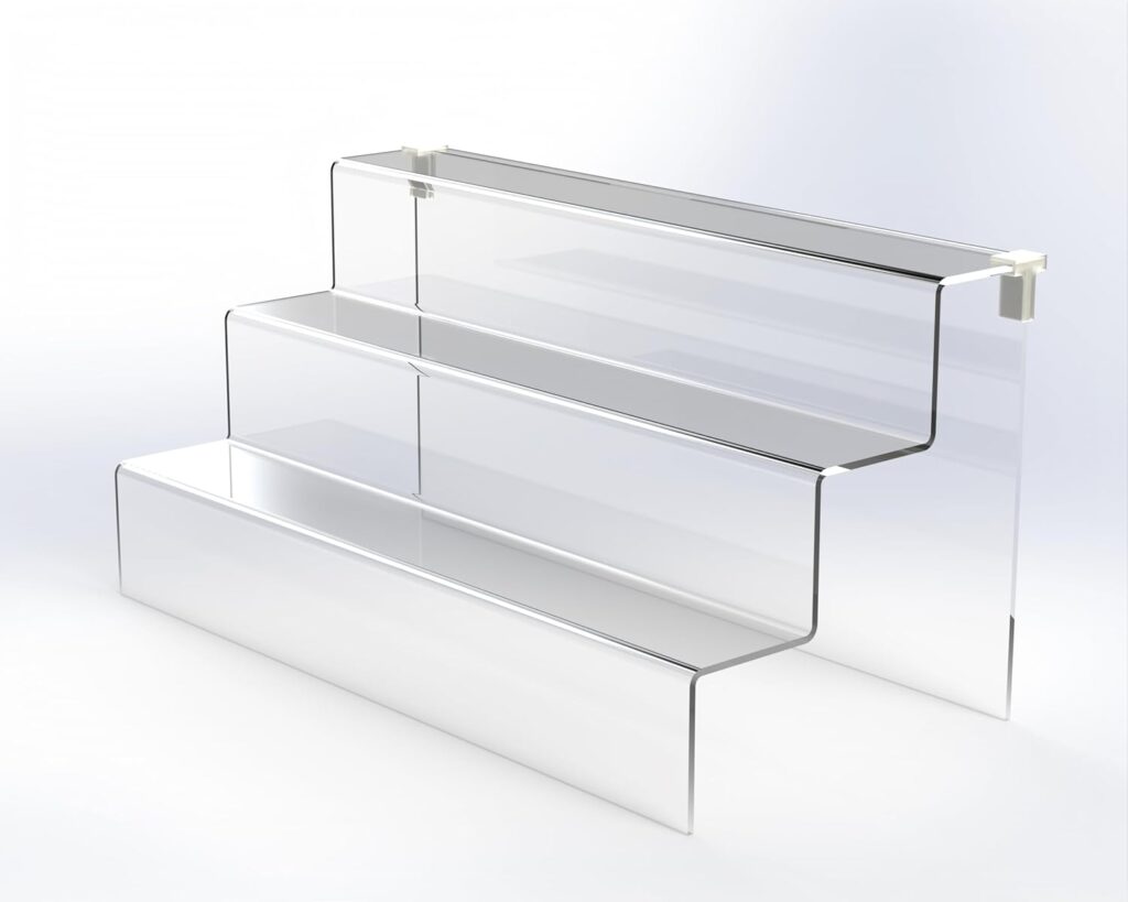 Acrylic Three Steps Riser Stand for IKEA Detolf