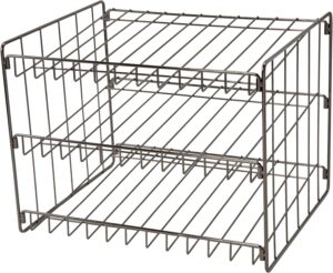 Kitchen Details 3 Tier Can Organizer | Canned Food Storage Rack | Kitchen Cabinet and Pantry Organization | Holds 36 Cans | Space Saving | Onyx